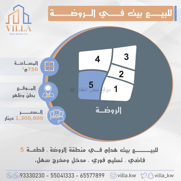 صورة بيوت للبيع في الروضة