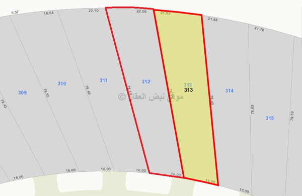 صورة اراضي للبيع في صباح الاحمد البحرية