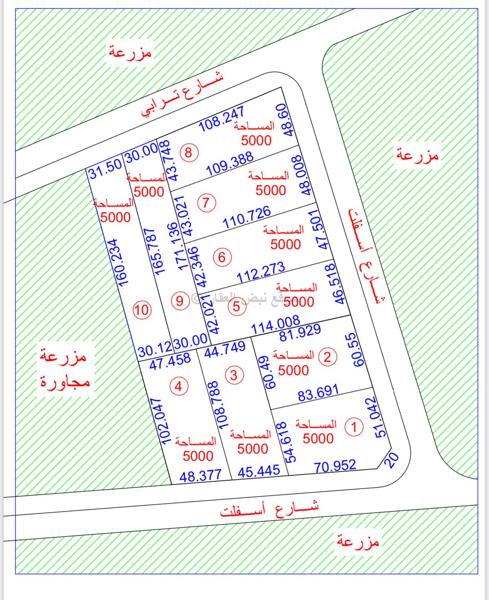 صورة مزارع وجواخير للبيع في مزارع الوفرة